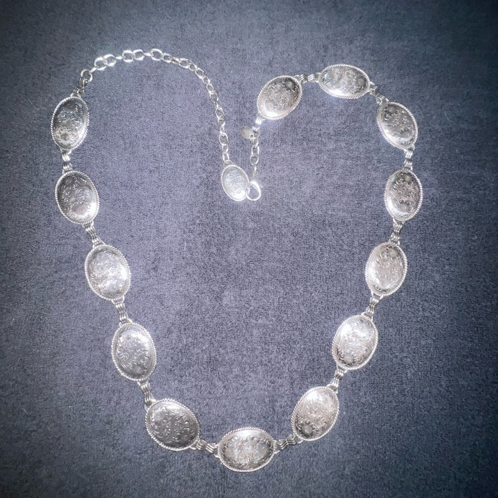 Elegant Silver Tony lama Belt